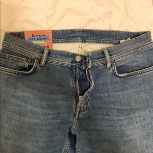 Acne Studios Slim Light Blue Wash Jeans